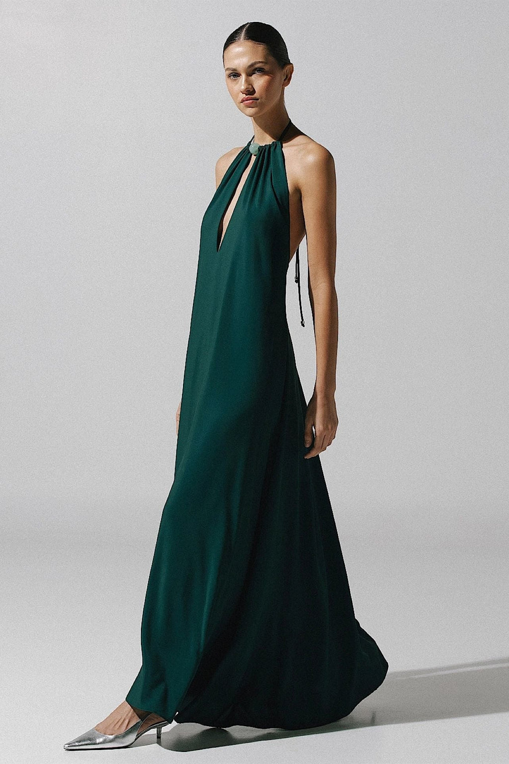 Vestido Rondine Emerald Green