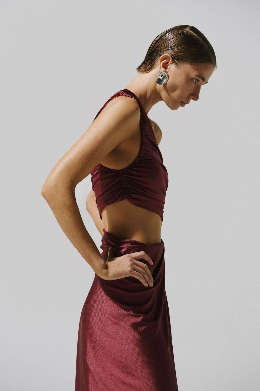 Vestido Aurora Merlot