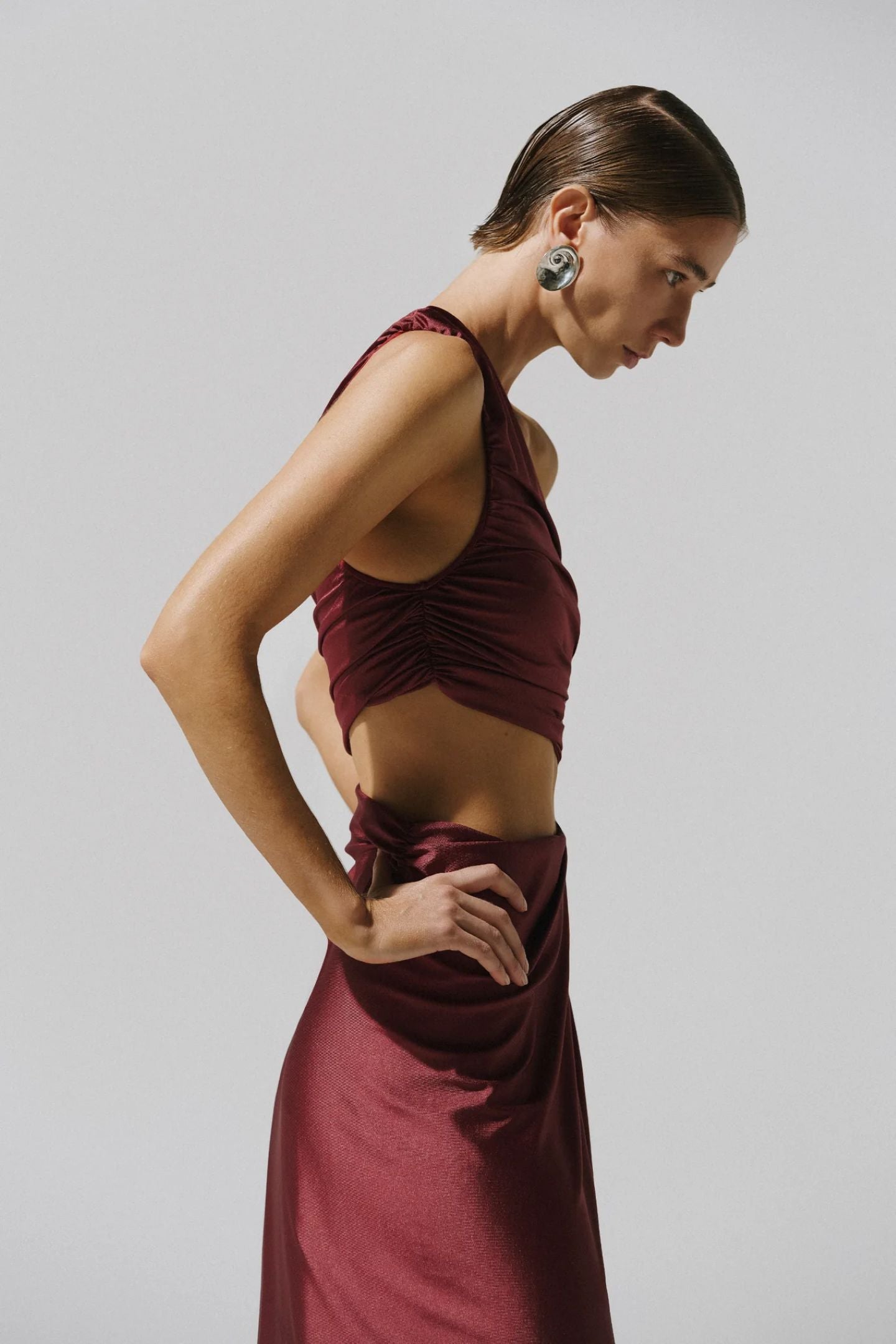 Vestido Aurora Merlot