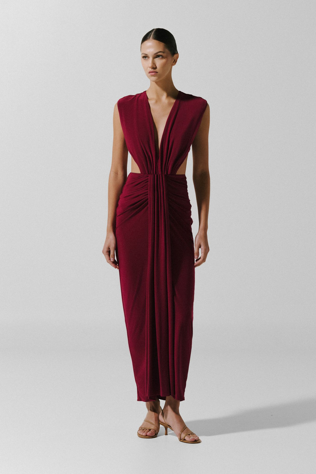Vestido Nia - Vino