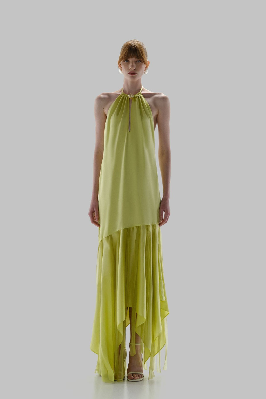 Vestido Ronda Verde Limón
