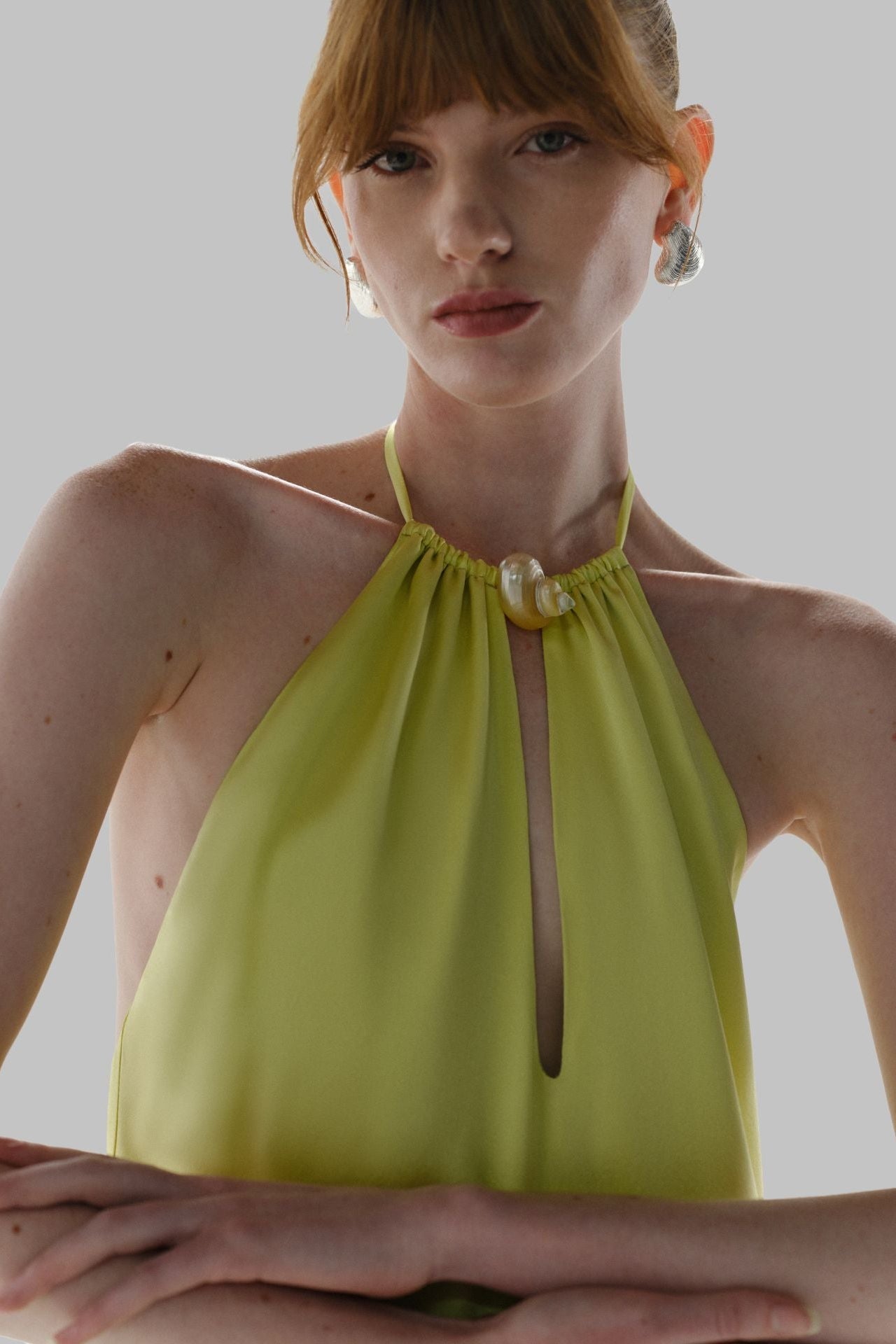 Vestido Ronda Verde Limón