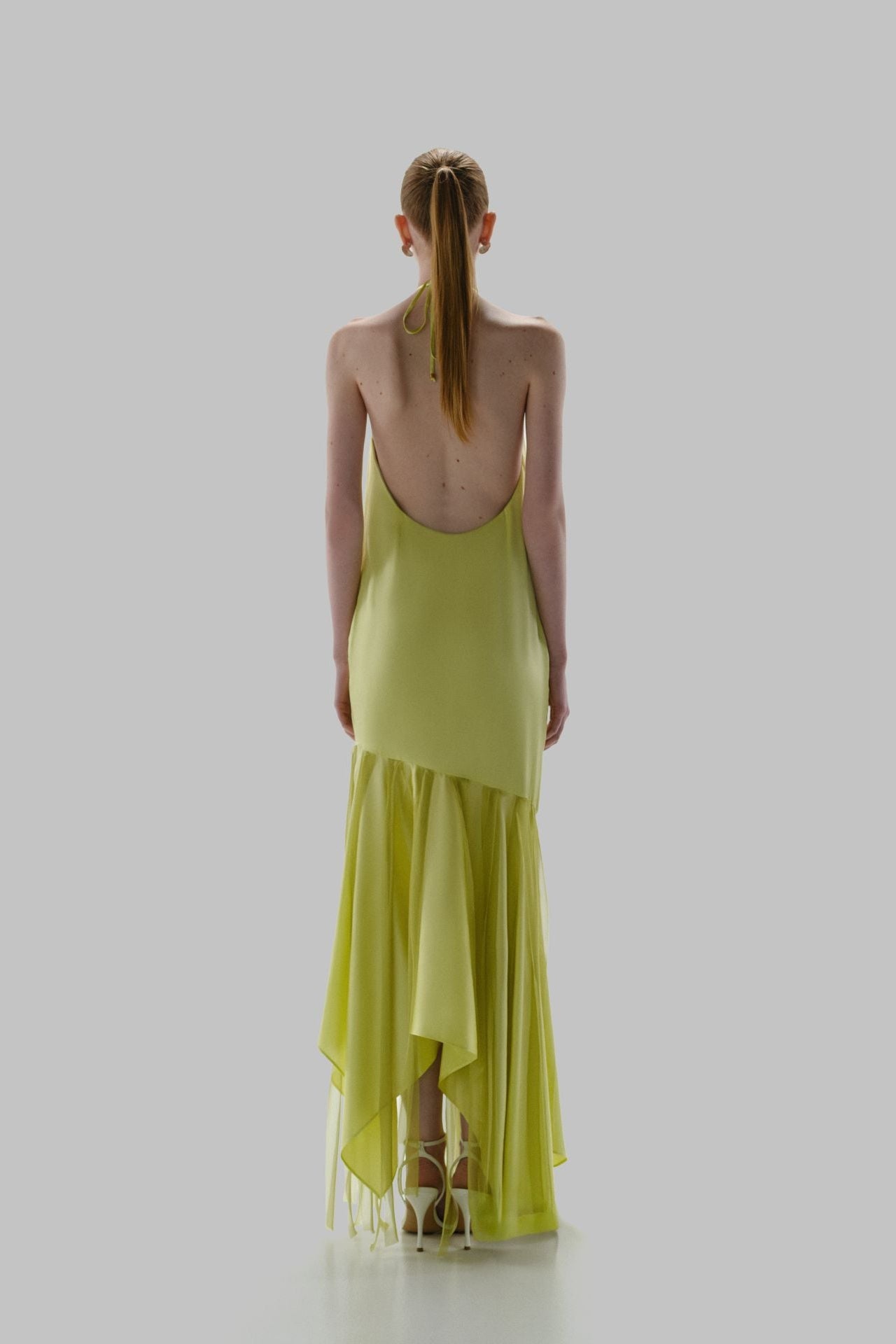 Vestido Ronda Verde Limón