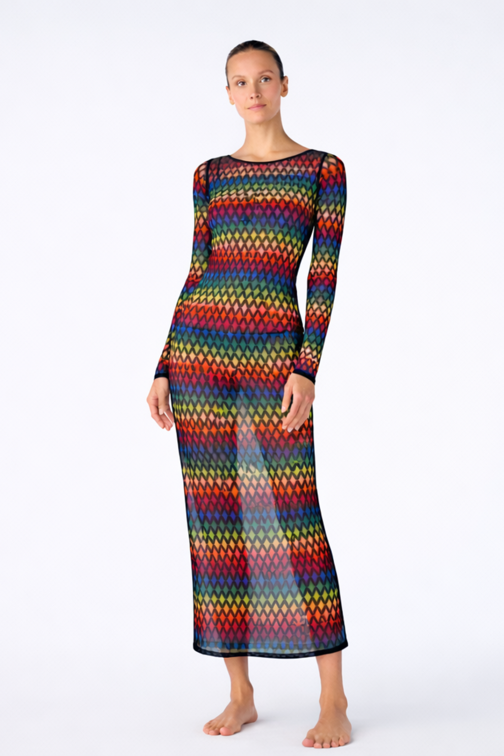 Maya Dress Sunset Tropic