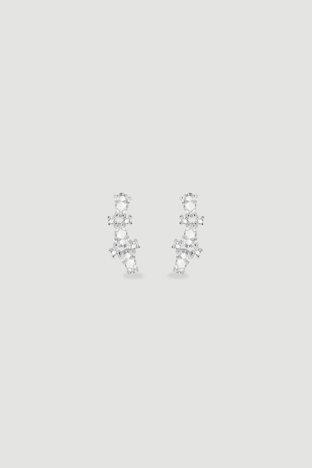 Aretes Gota 3 cristales