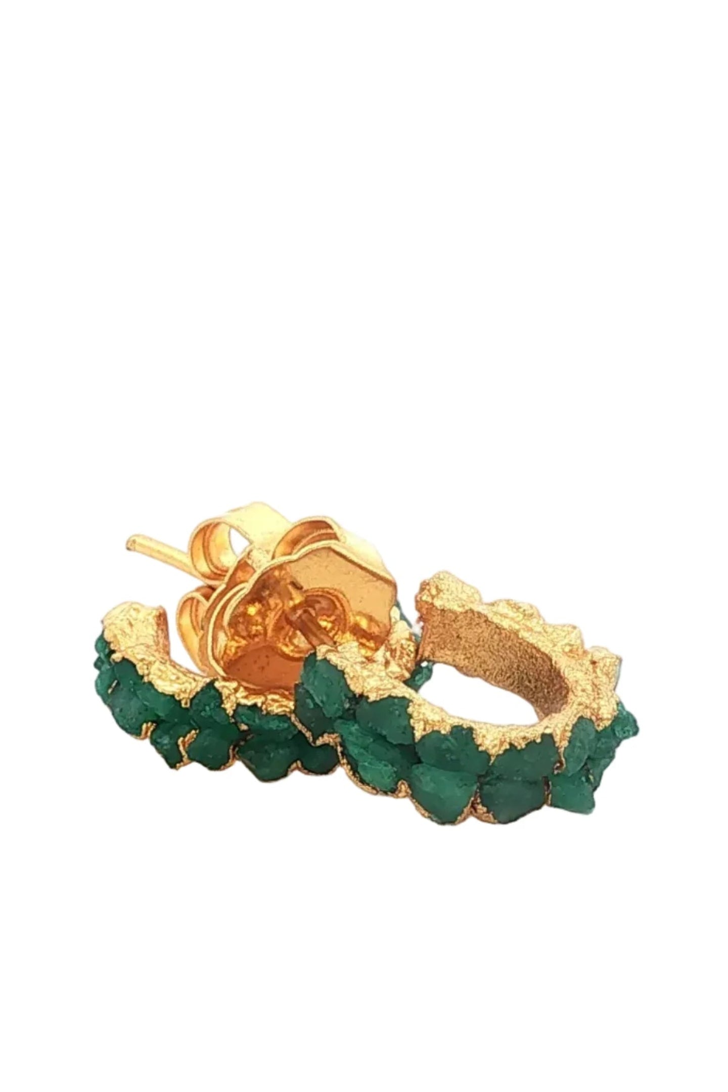 Infinity Stone Hoops dobles - Esmeraldas