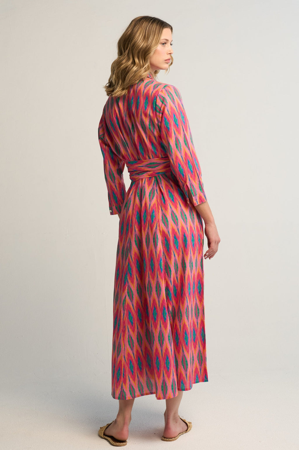 Luciana Ikat Fuchsia