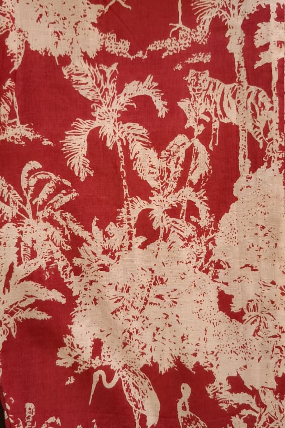 Luciana Jungle Burgundy