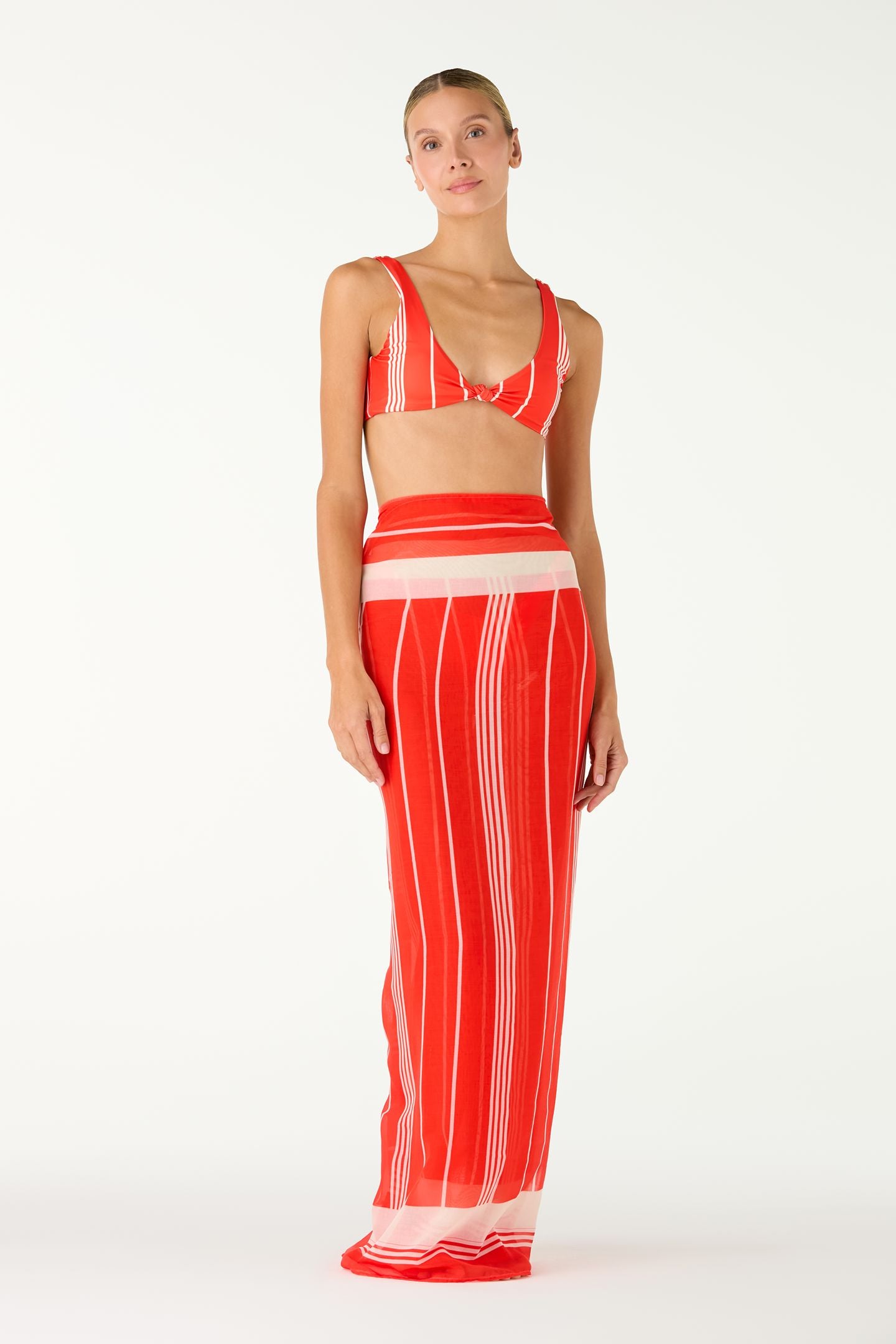 Sarong Capri red