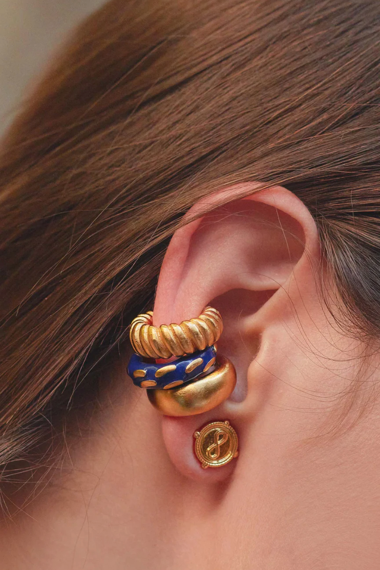 3 Earcuffs Montana Azul