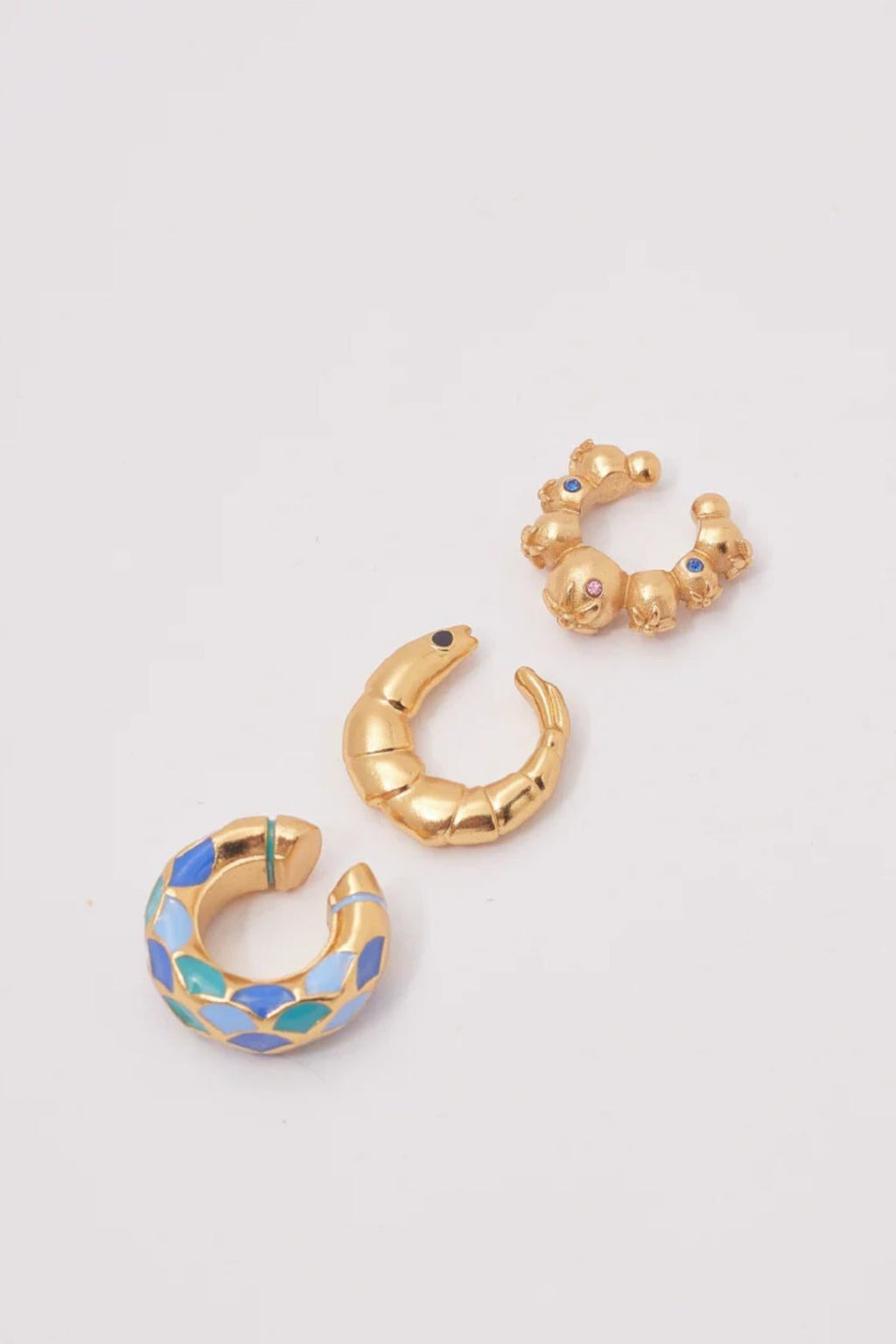 Earcuff Sirena de oro