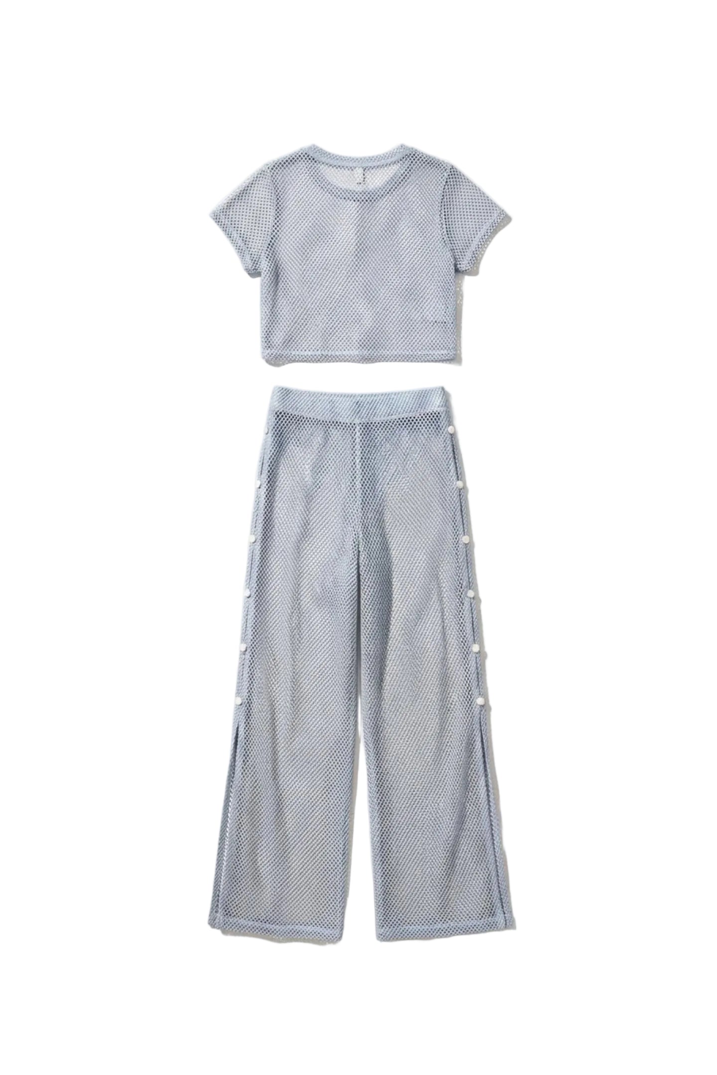 Federica Pants Net Sky