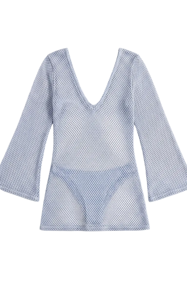 Kika Dress Net Sky