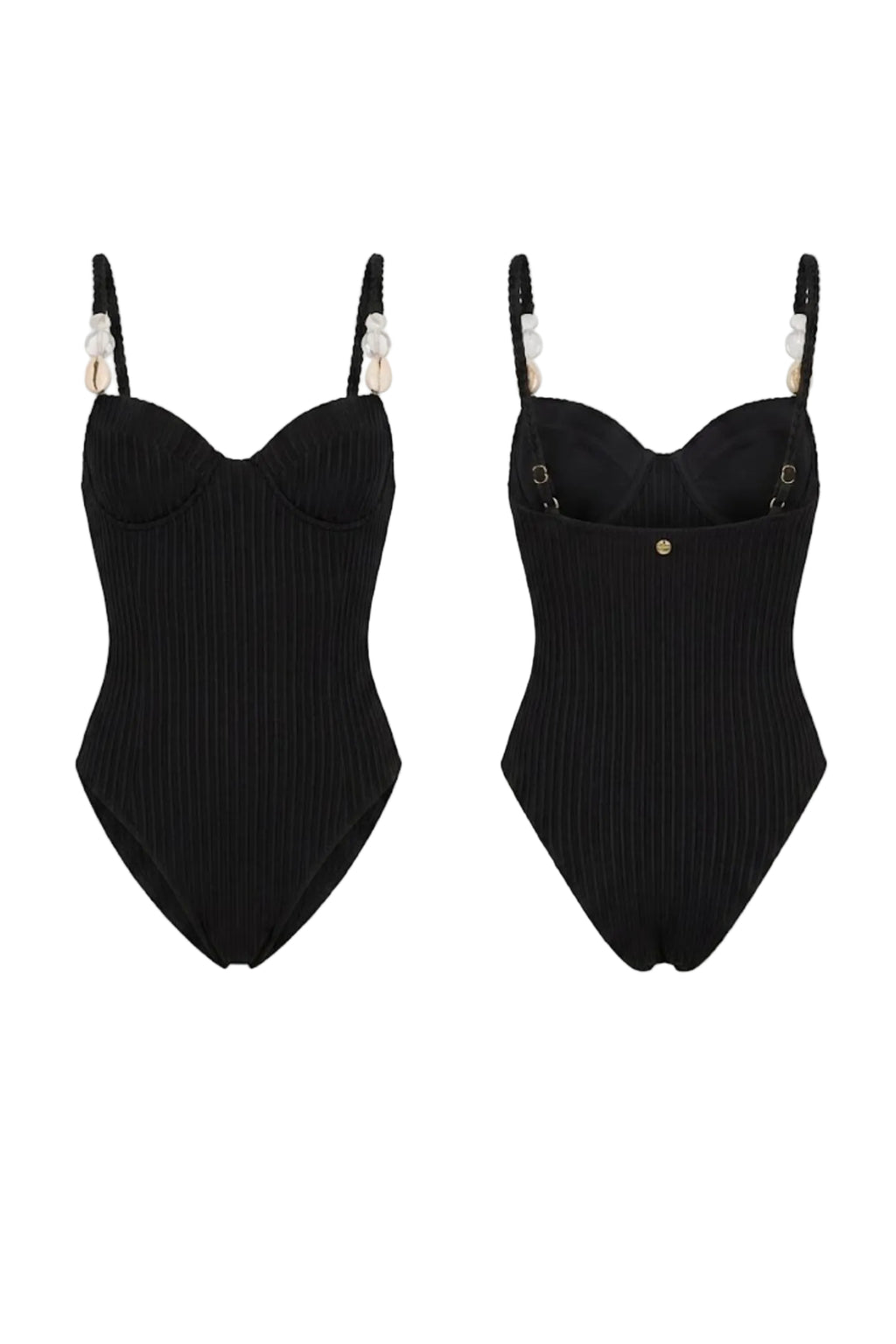 Onepiece Mare Shell Black
