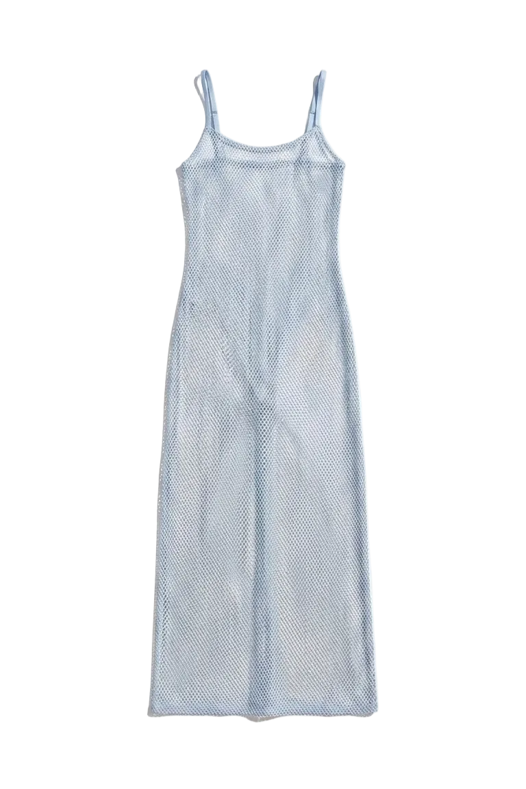 Vina Dress Net Sky
